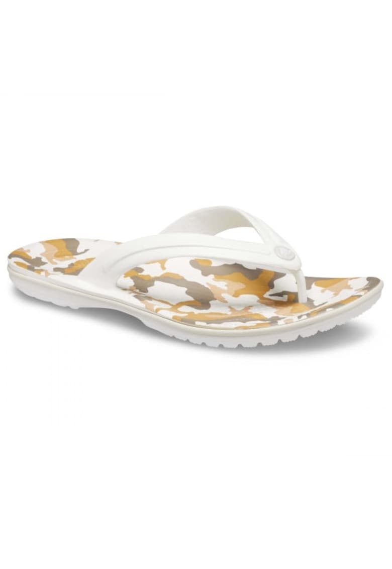 Slapi Crocband Printed Flip - US Alb - White/Multi