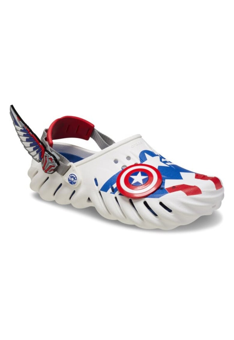Saboti Echo Captain America Sam Wilson Clog 46-47 EU - M12 US Alb - White