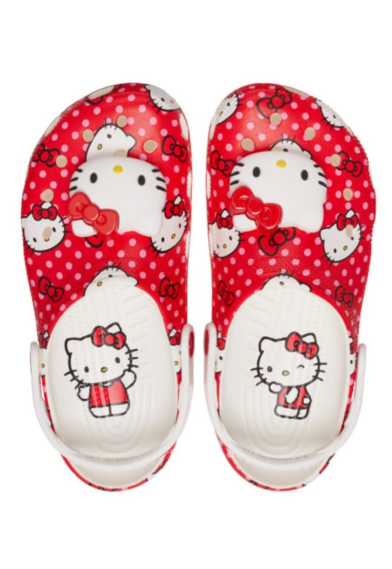 Saboti Classic Hello Kitty Red Clog - Multicolor
