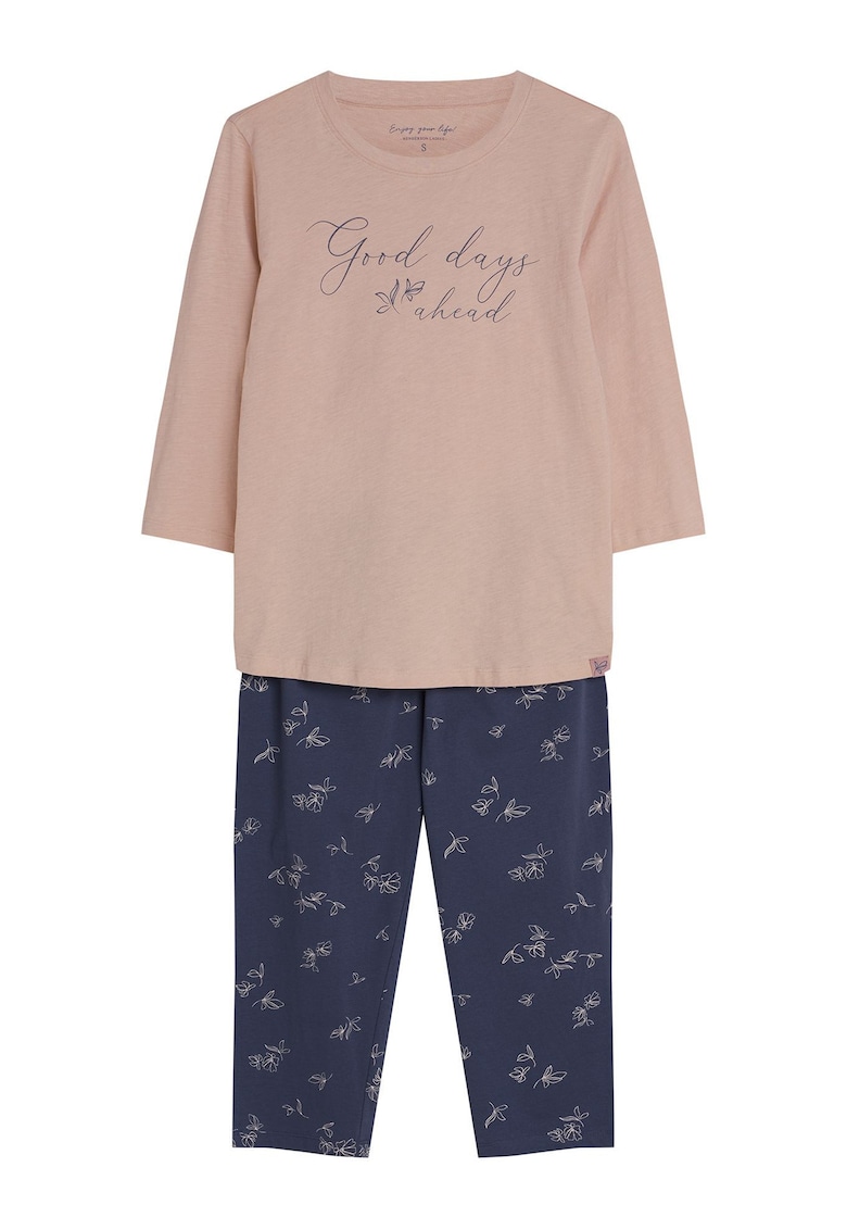 Pijama dama Bumbac - Roz Pijama dama Bumbac - Roz