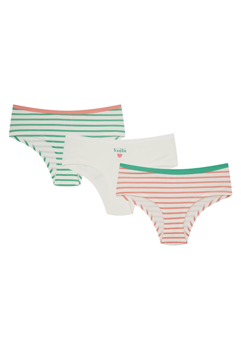 Chiloti dama - set de 3 perechi - bumbac Chiloti dama - set de 3 perechi - bumbac