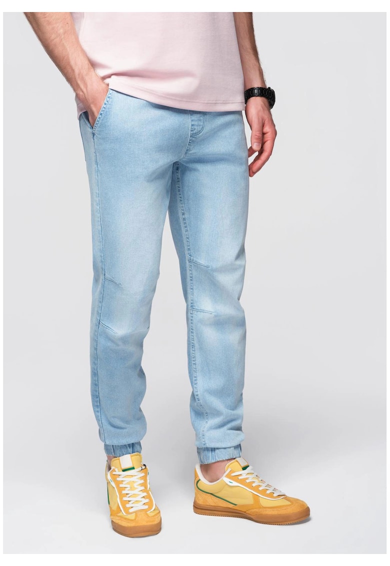 Blugi conici cu snur