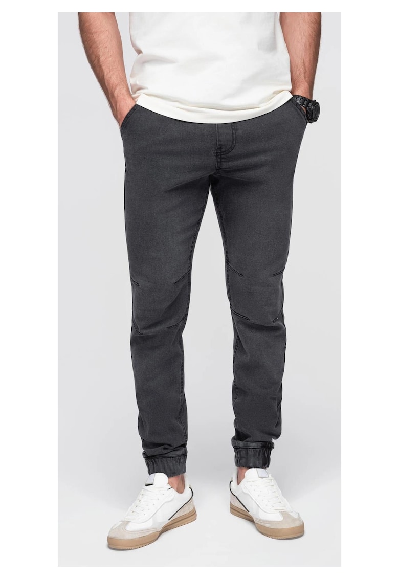 Blugi conici cu snur