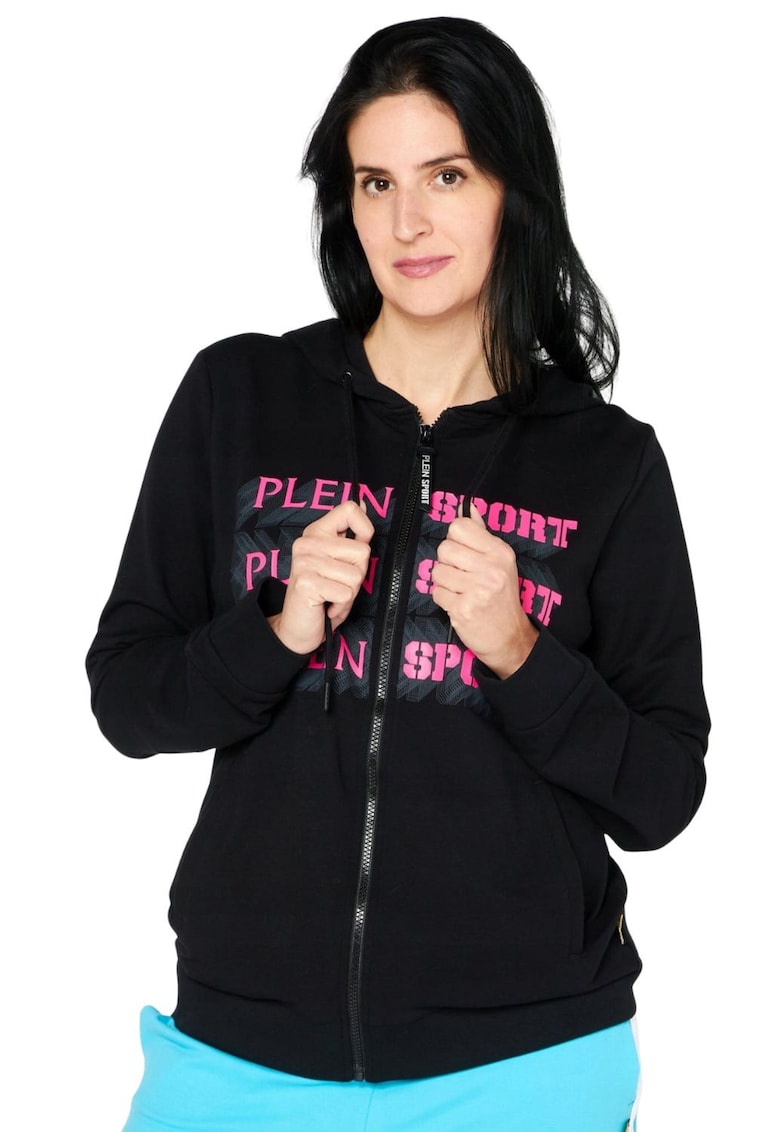 Hanorac fermoar si imprimeu logo -