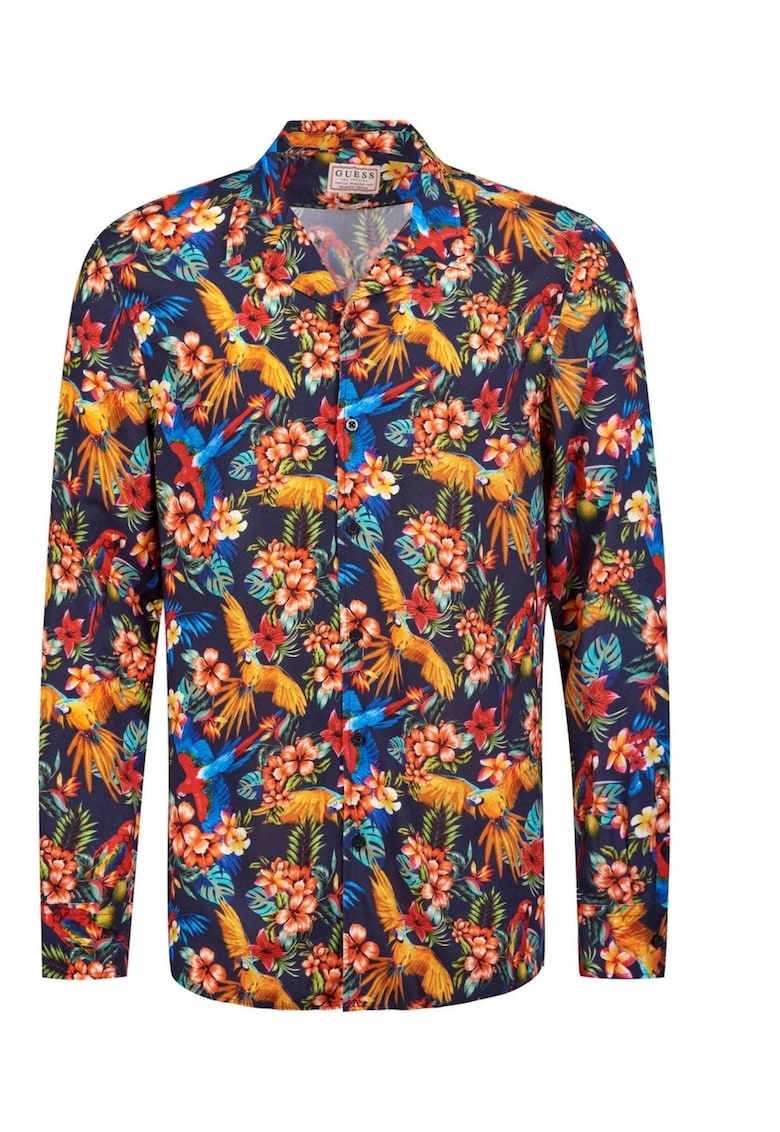 Camasa regular fit cu imprimeu floral -