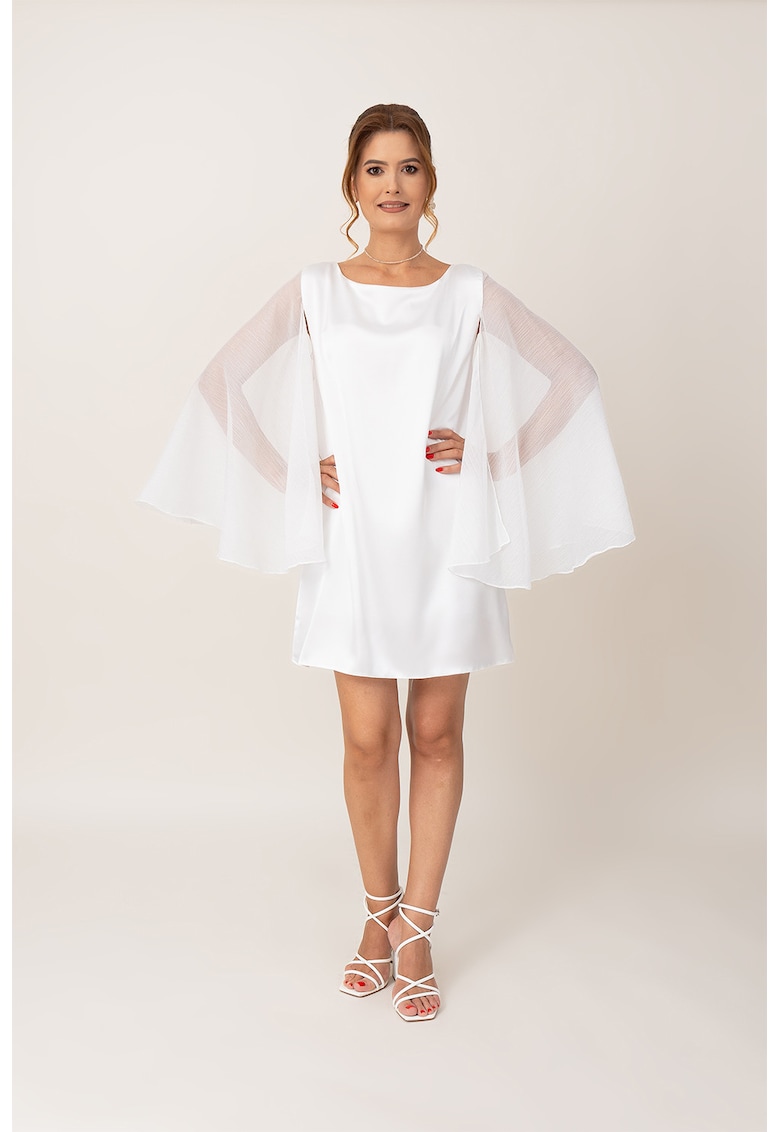 Rochie scurta cu aspect transparent