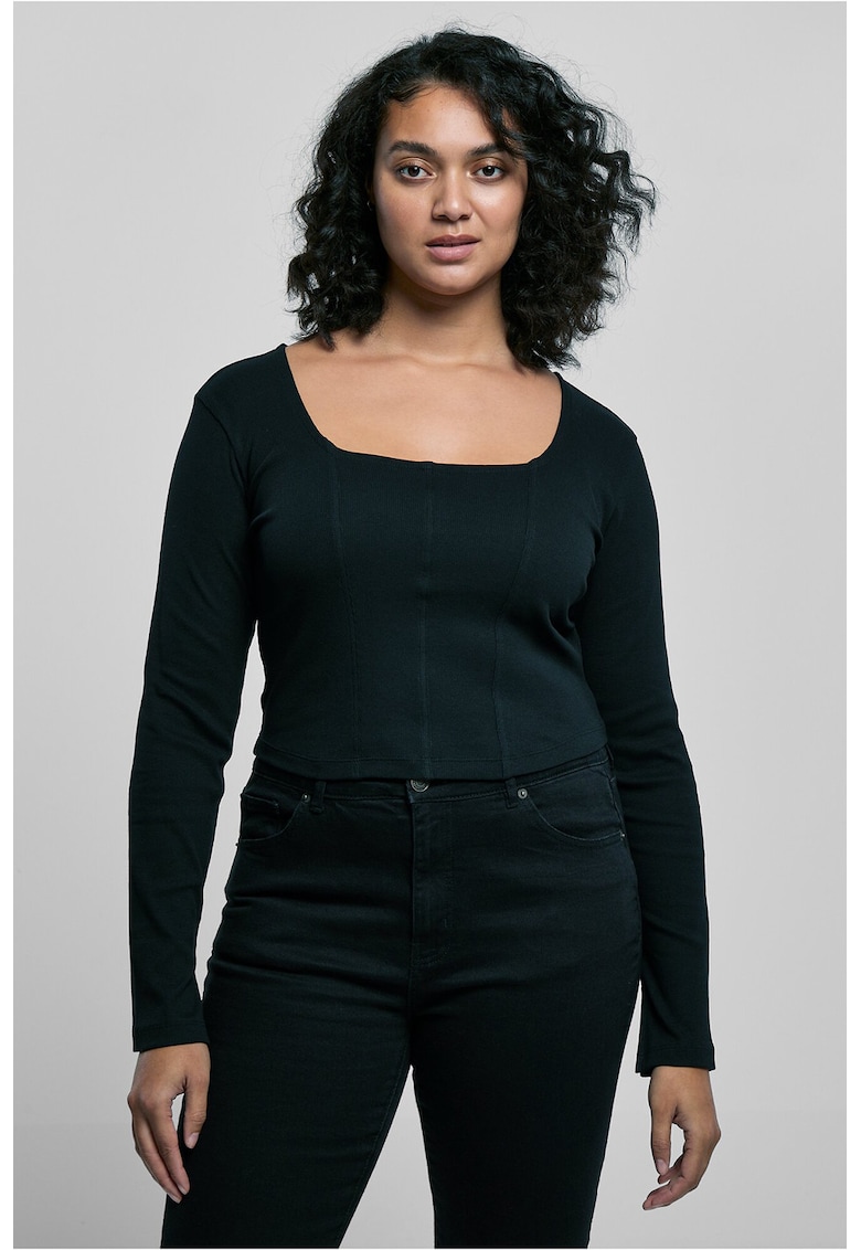 Bluza cu decolteu patrat