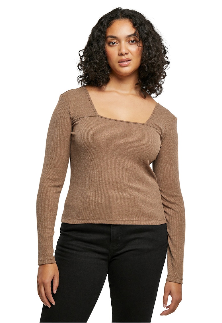 Bluza cu decolteu patrat