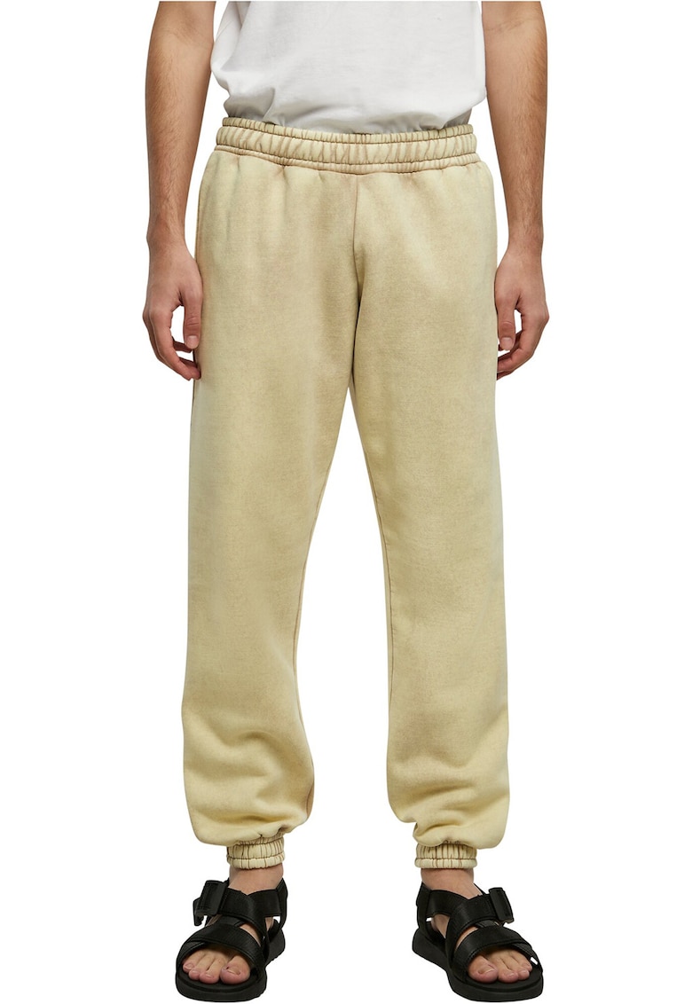 Pantaloni sport cu mansete si talie elastica Pantaloni sport cu mansete si talie elastica