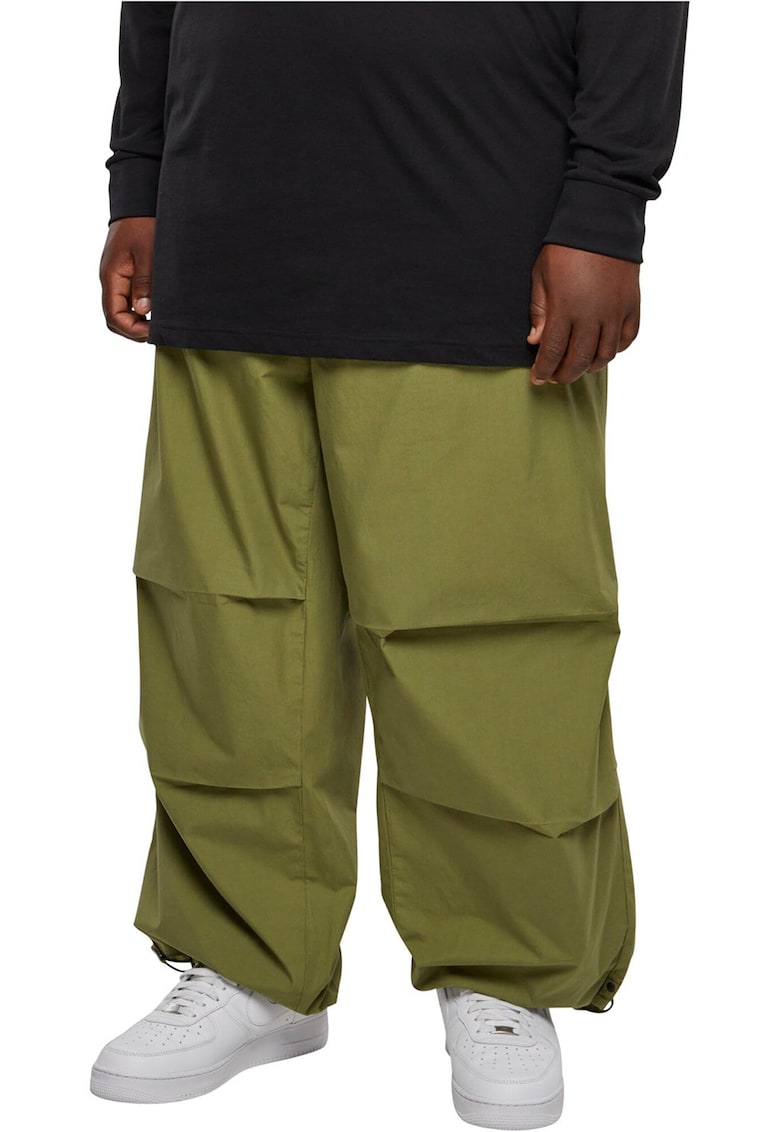 Pantaloni ampli cu snur pe glena