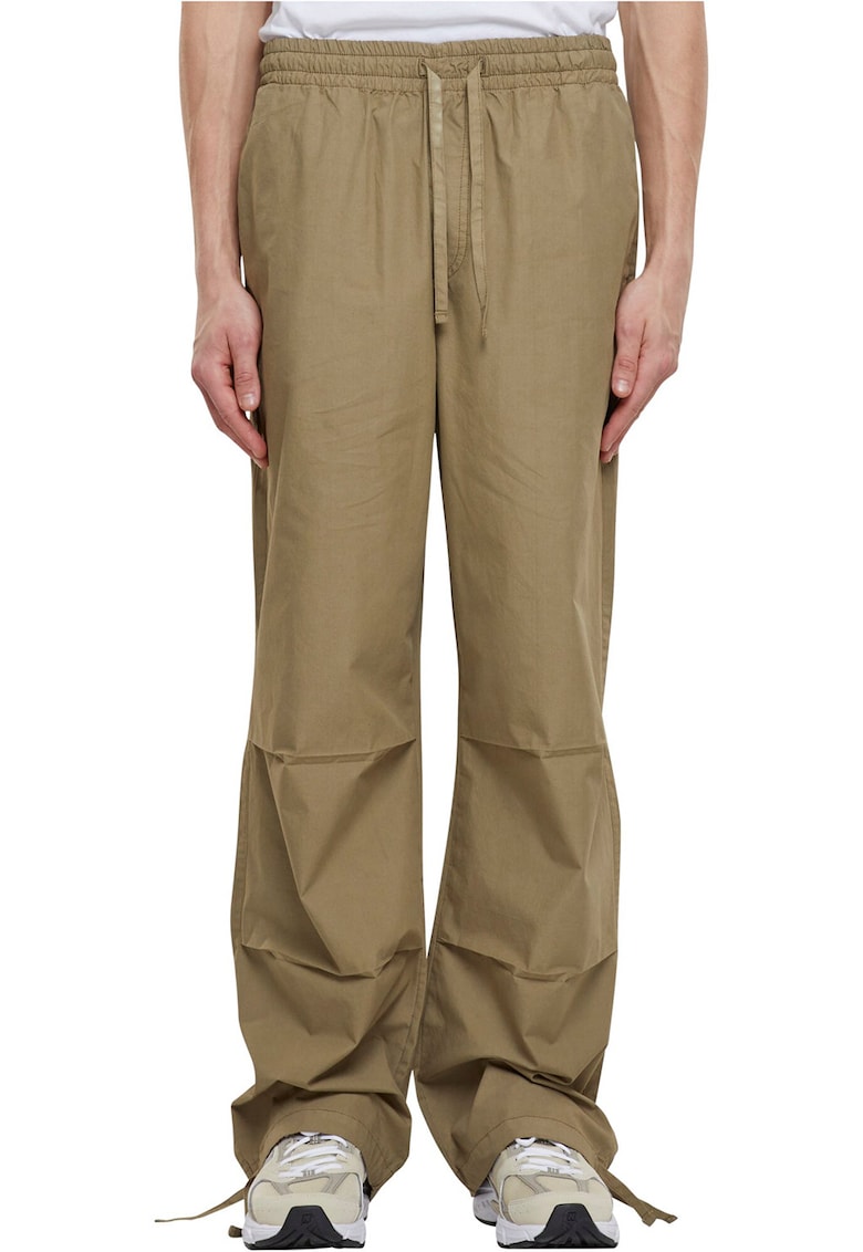 Pantaloni relaxed fit cu snur in talie