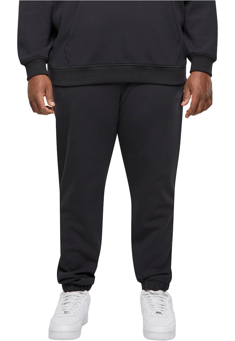 Pantaloni sport uni cu talie ajustabila