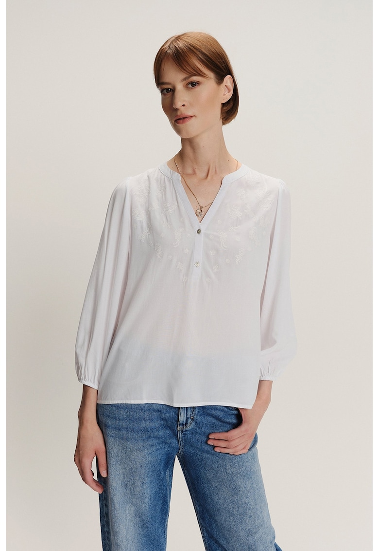 Bluza-tunica cu decolteu in V