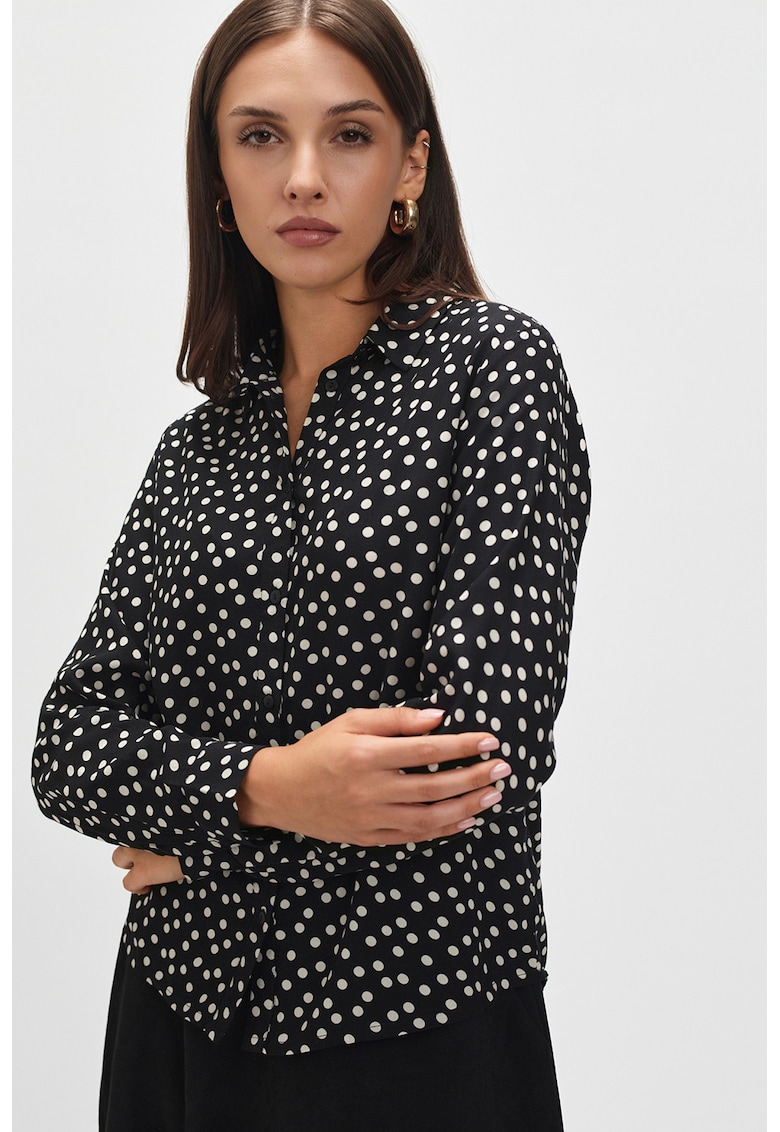 Camasa cu maneci lungi si imprimeu