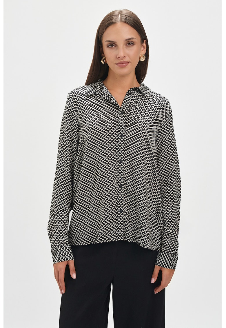 Camasa cu maneci lungi si imprimeu