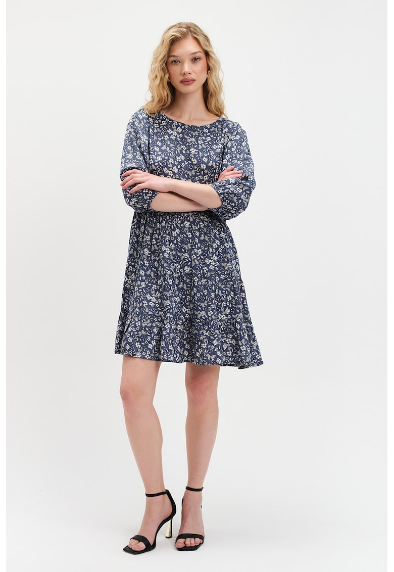 Rochie cu model si maneci bufante