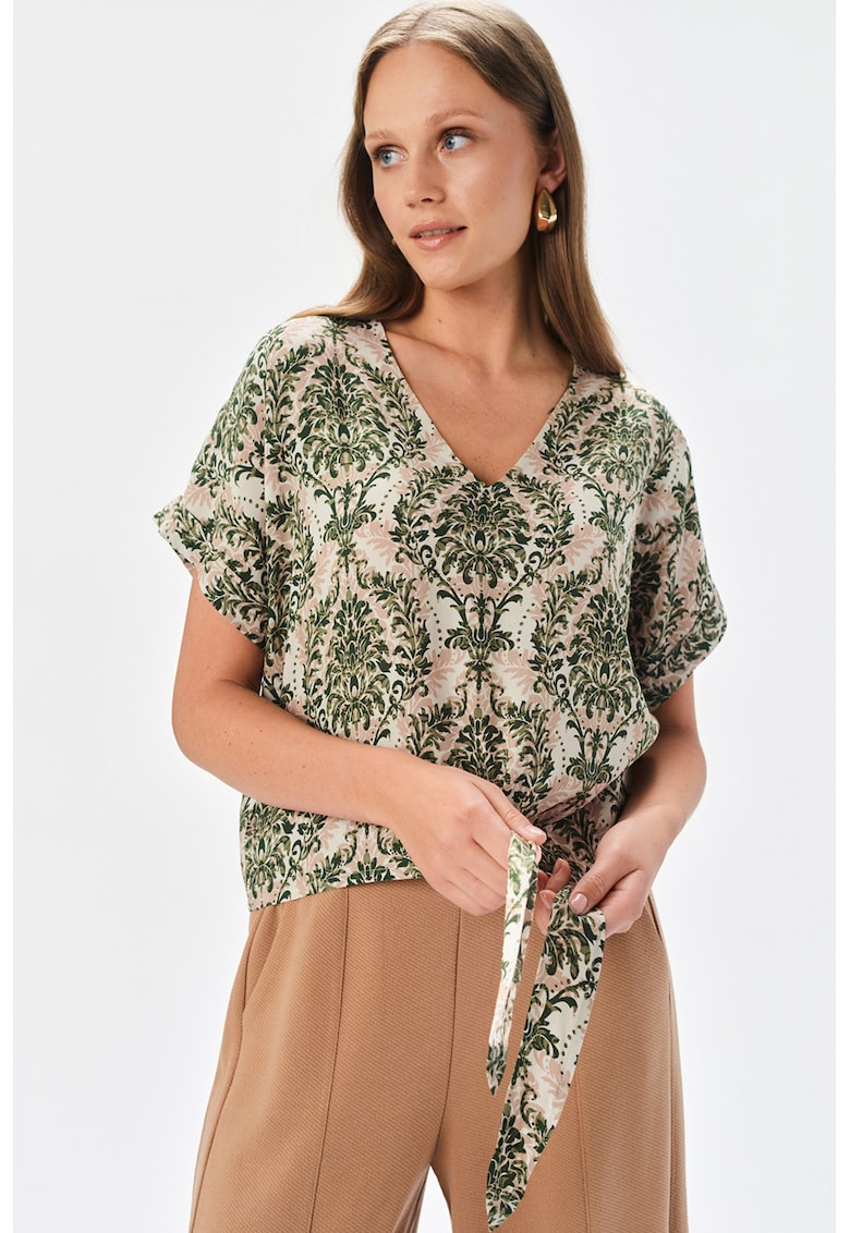 Bluza cu guler tunica si motive orientale