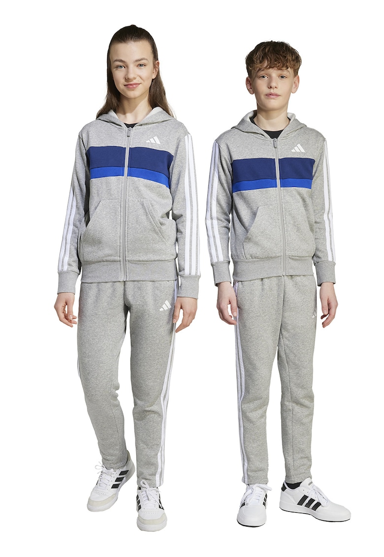 Trening din amestec de bumbac cu model logo Trening din amestec de bumbac cu model logo