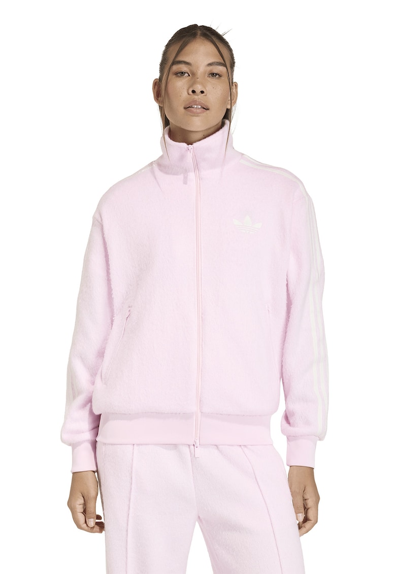 Bluza de trening cu buzunare laterale si fermoar