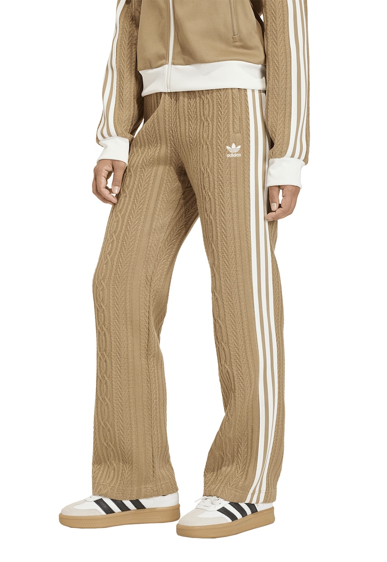 Pantaloni tricotati cu logo