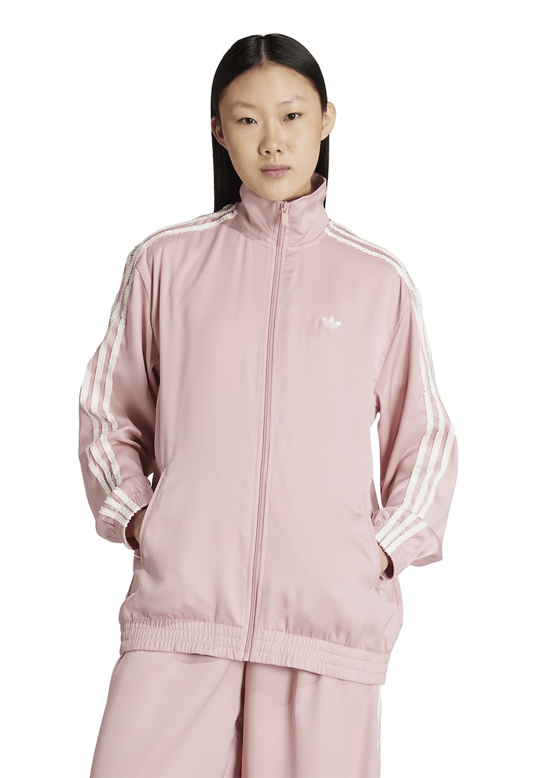 Bluza de trening cu buzunare laterale si fermoar