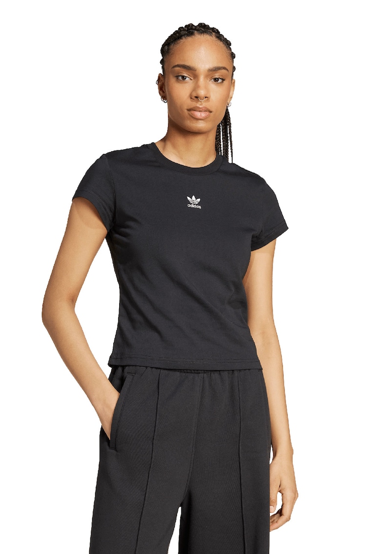 Tricou slim-fit din bumbac Essentials