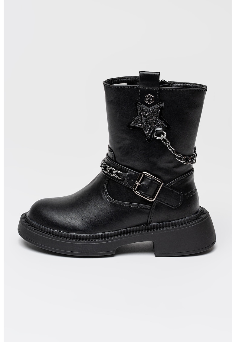 Ghete de piele ecologica cu lant decorativ Brookie