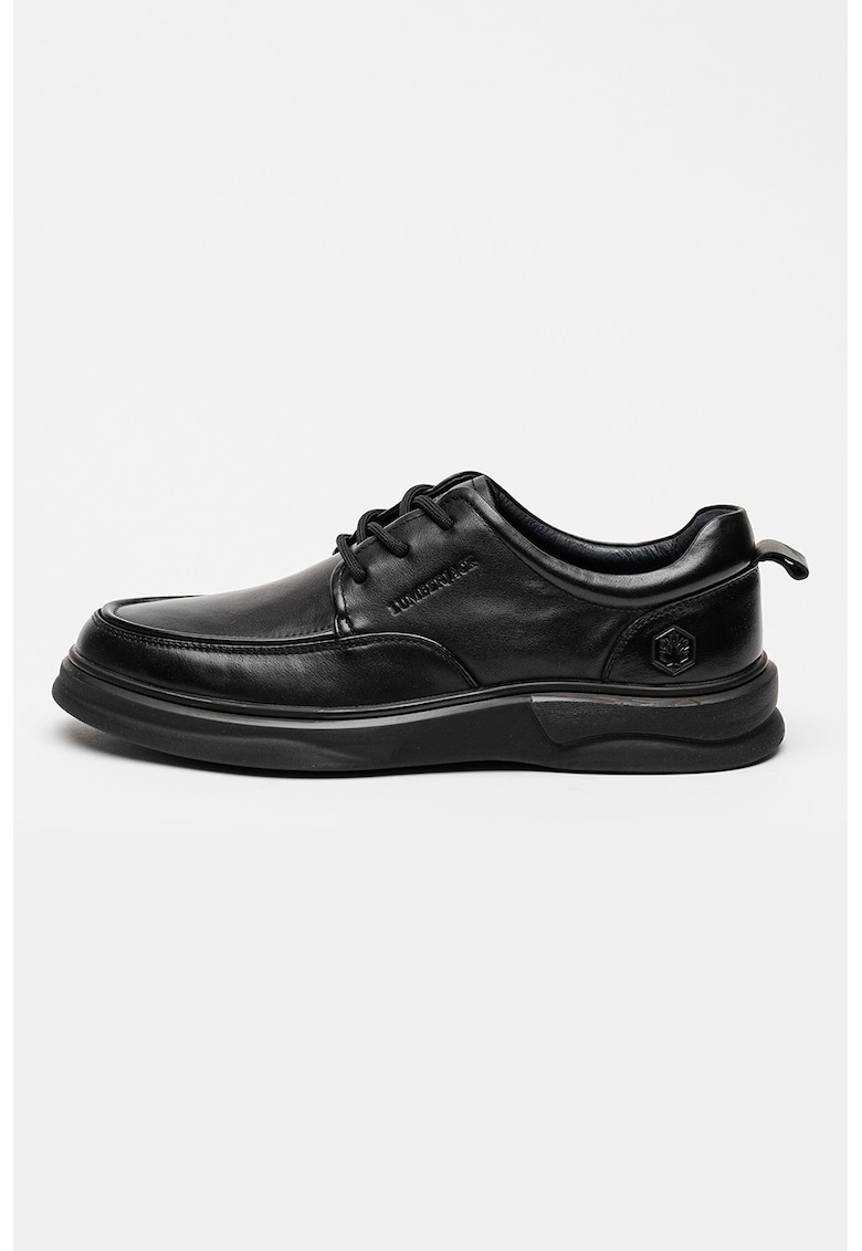 Pantofi din piele Poinc - Negru