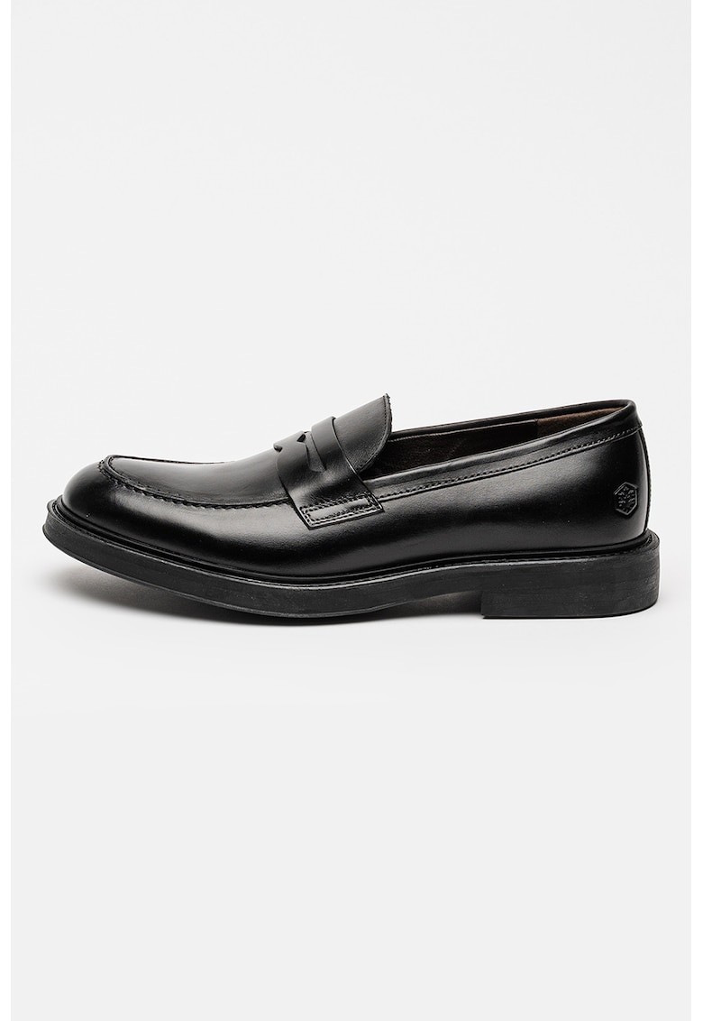 Pantofi loafer din piele Lenard - Negru