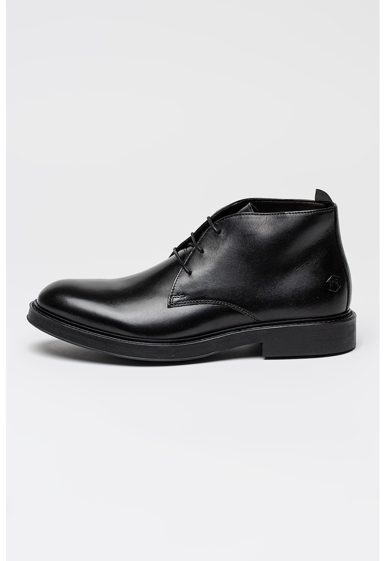 Ghete de piele Lenard - Negru