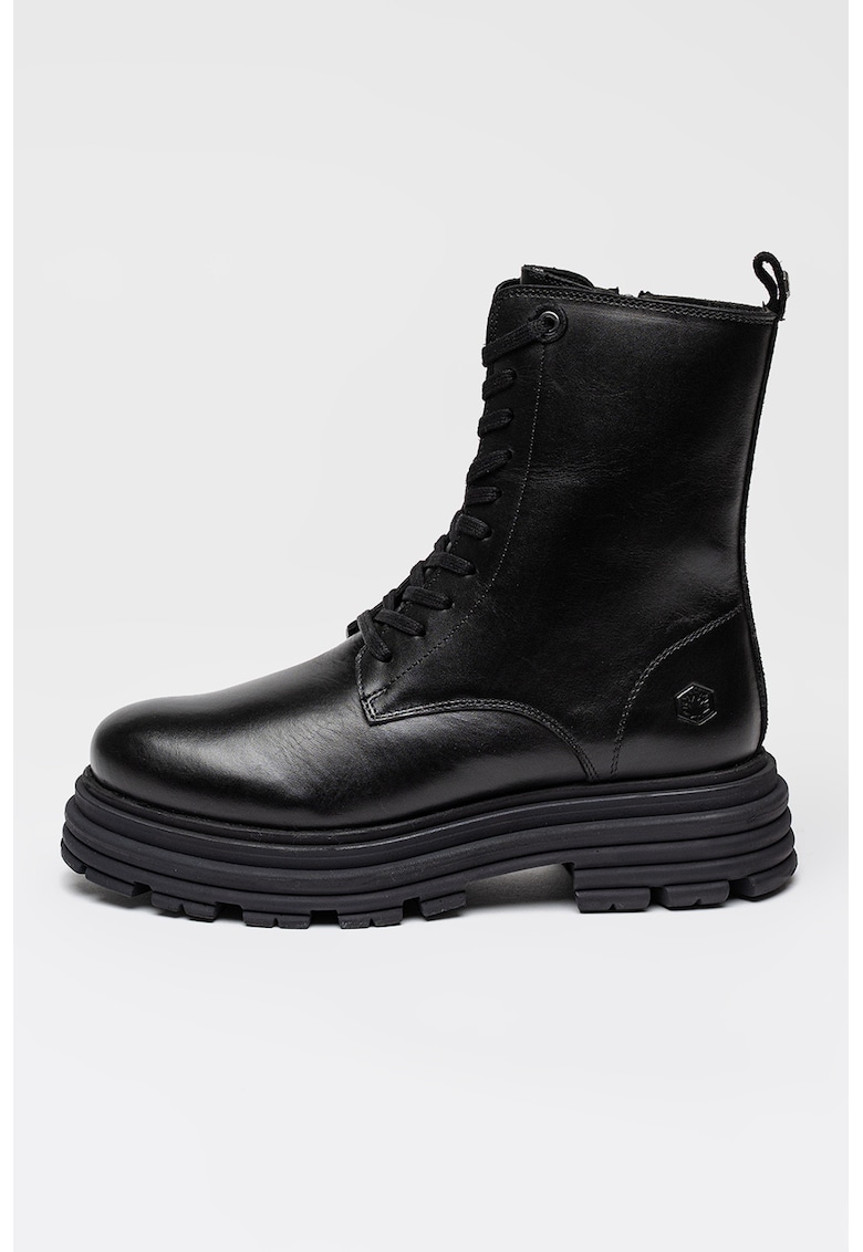Ghete de piele Fiorenza - Negru