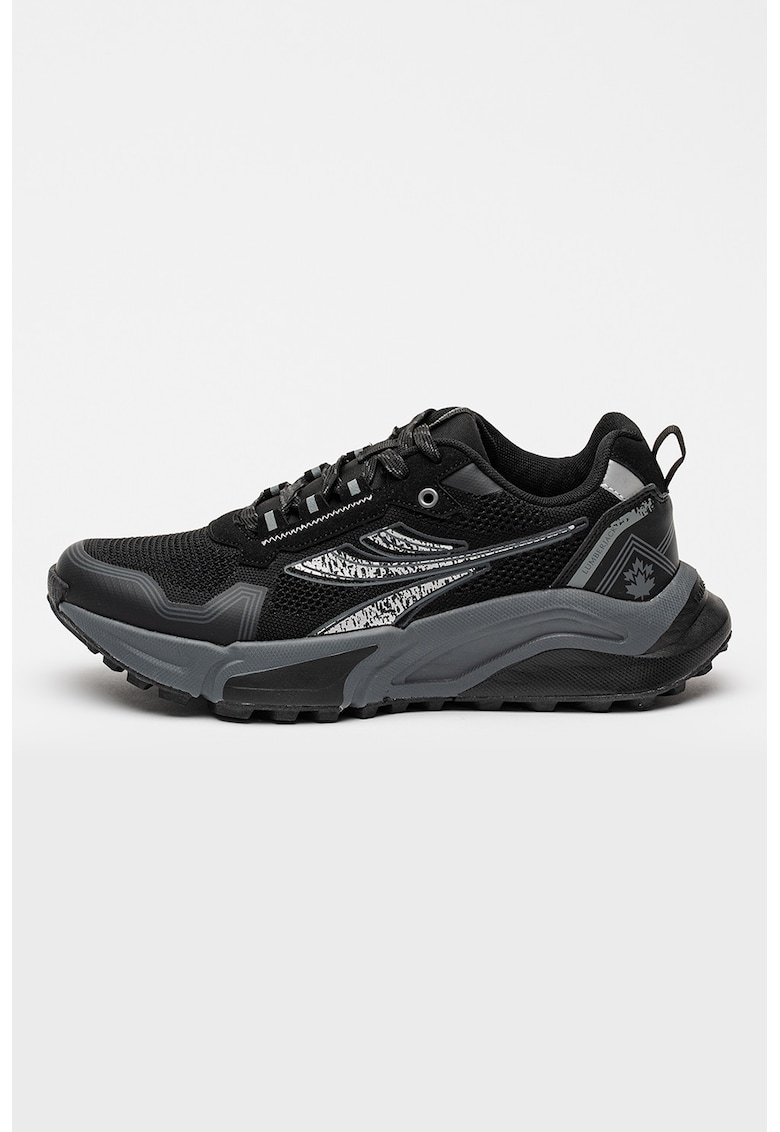 Pantofi sport cu garnituri din material sintetic Robson - Negru/Gri antracit