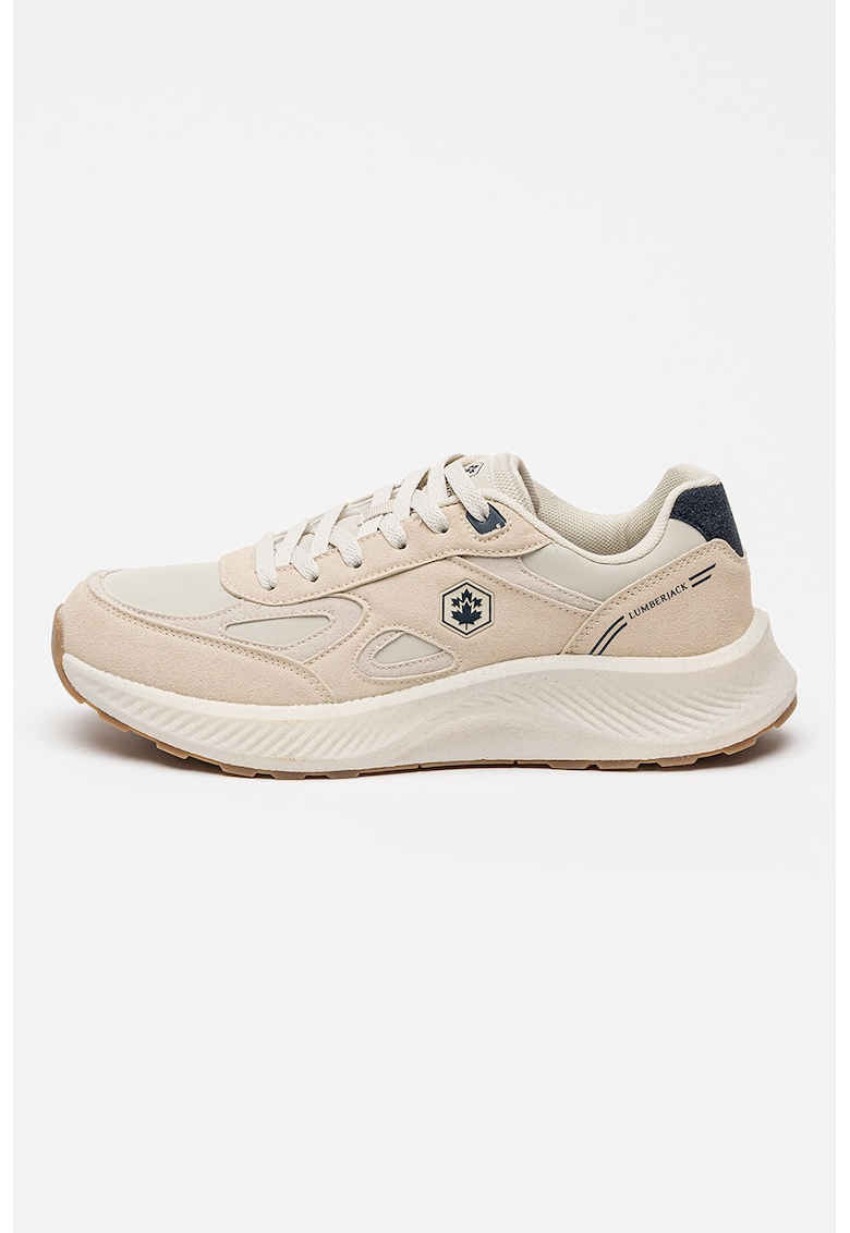 Pantofi sport low-cut Stuart - Bej/Bleumarin