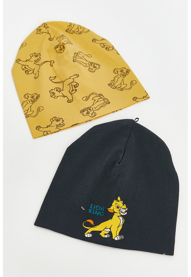 Set de caciuli cu imprimeu Lion King - 2 piese