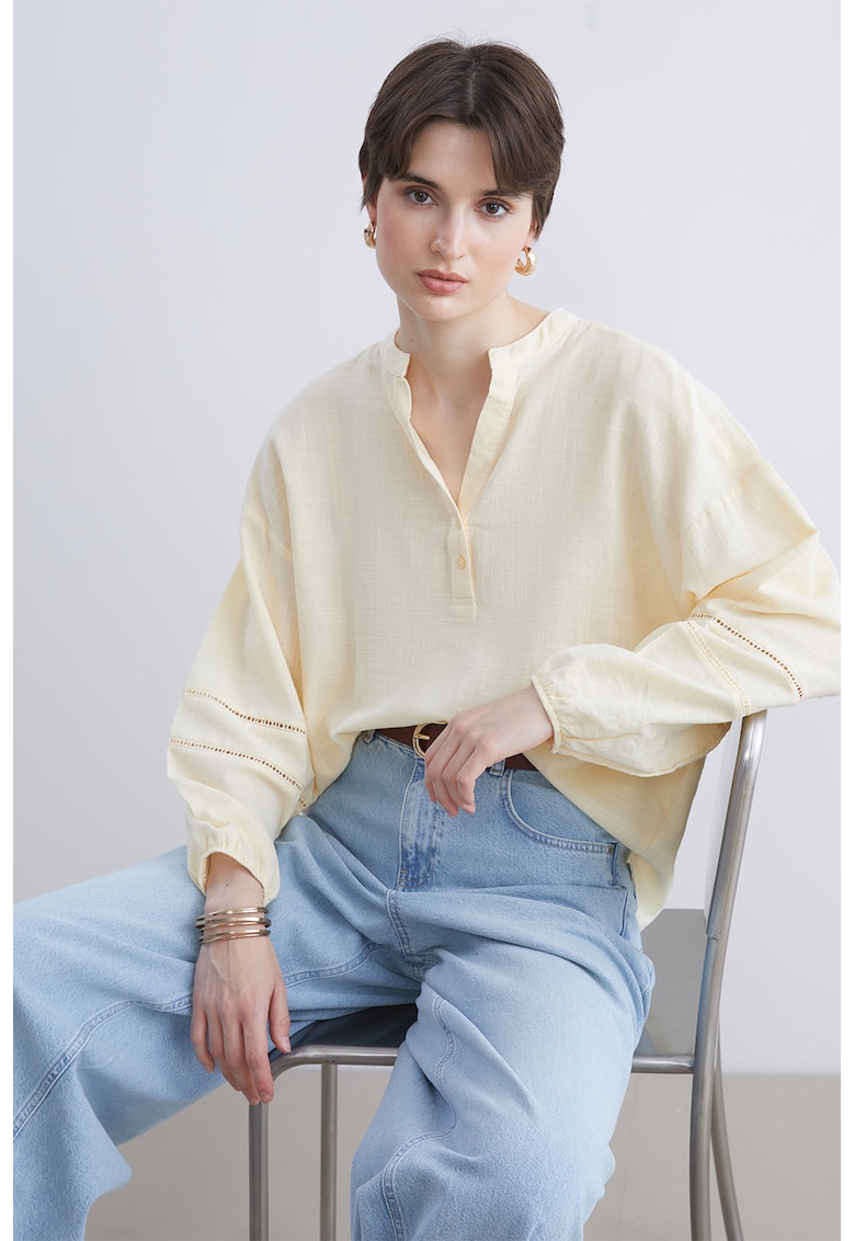 Bluza-tunica cu mansete elastice