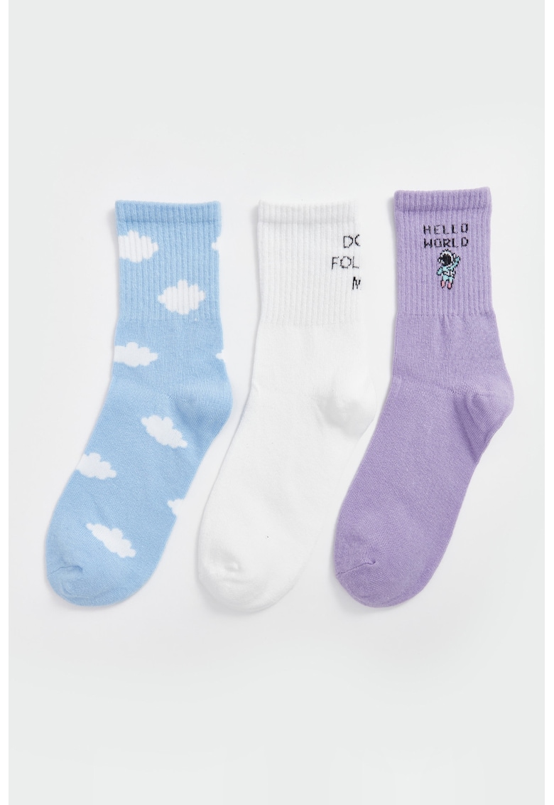 Set de sosete cu model - 3 perechi