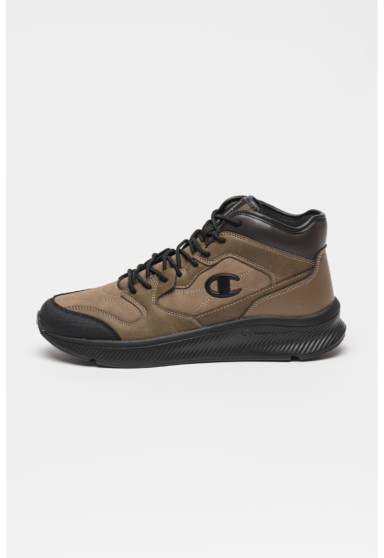 Pantofi sport mid-cut Maks - Negru/Kaki