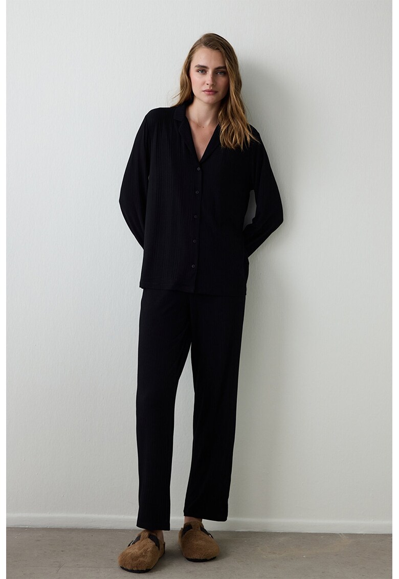 Pijama lejera cu nasturi