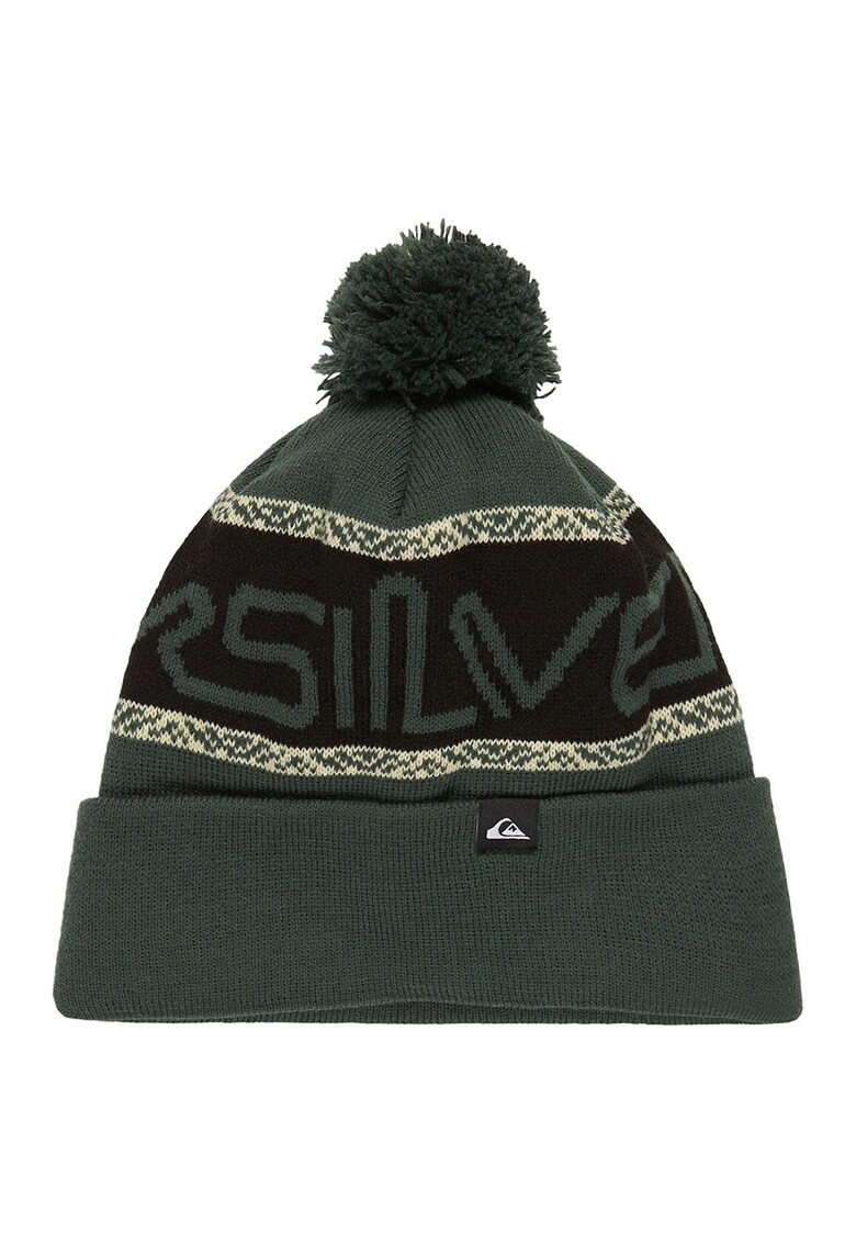 Caciula cu ciucure Summit - Verde/Negru