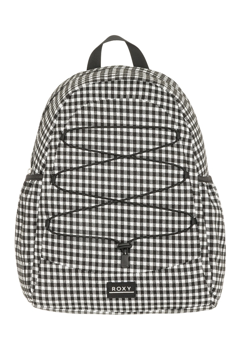 Rucsac cu buzunare laterale Urban Party Gingham - 15.8 L - Alb/Negru