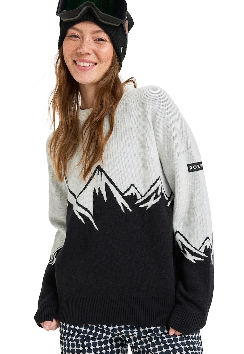 Pulover din amestec de lana pentru ski Cozy Sound