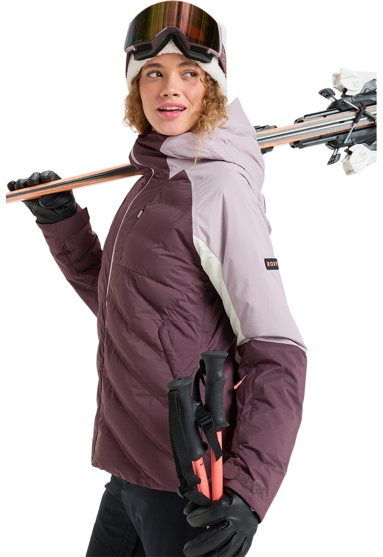 Jacheta cu gluga pentru ski Luna Frost JK - Lila/Violet prafuit