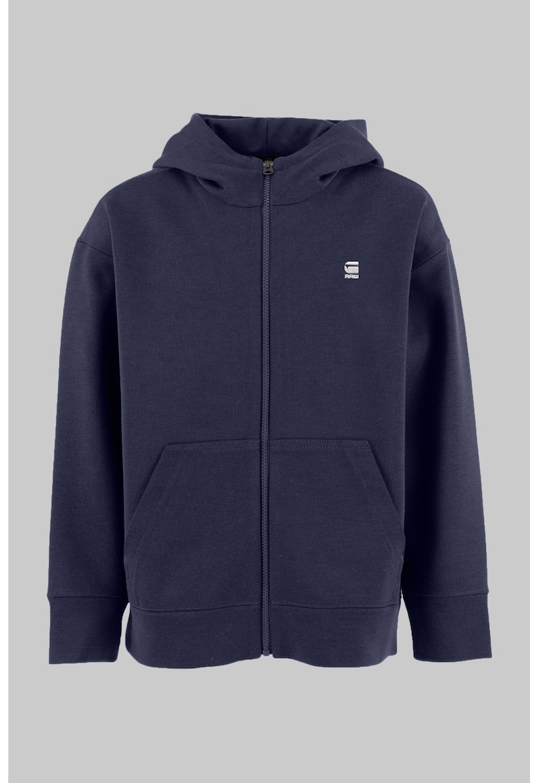 Hanorac din amestec de lana cu fermoar