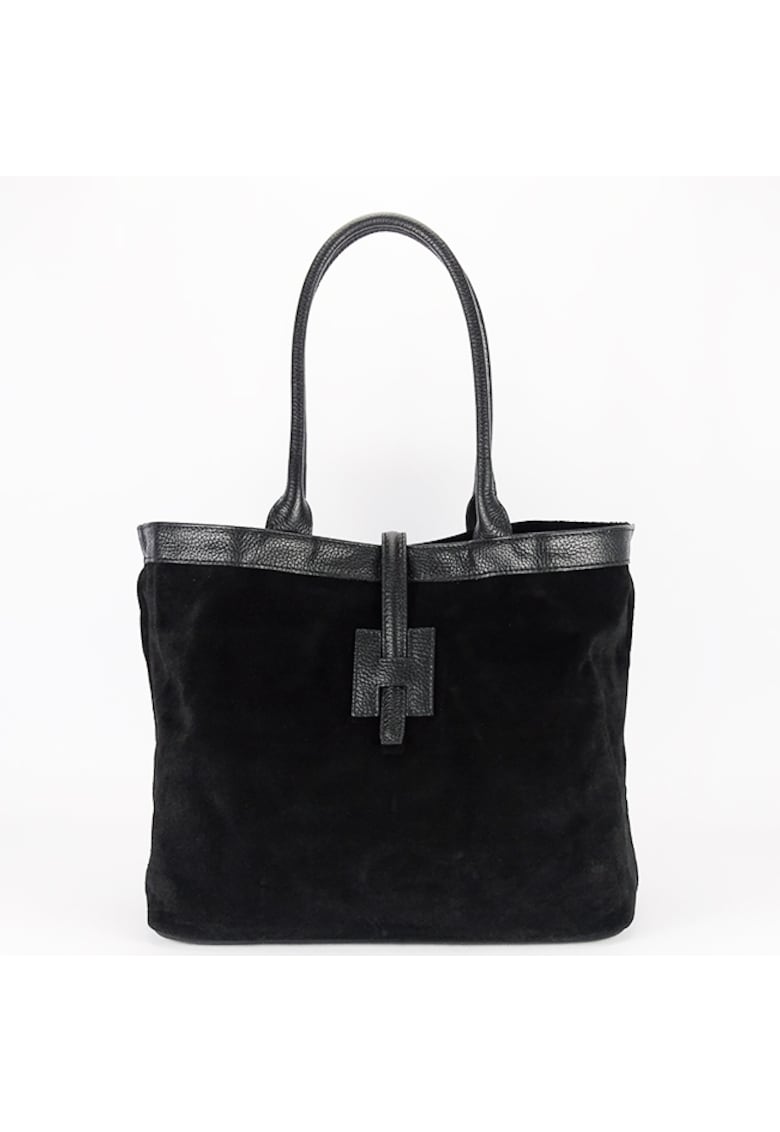 Geanta mare neagra dama din piele naturala B-1896 M9 10683