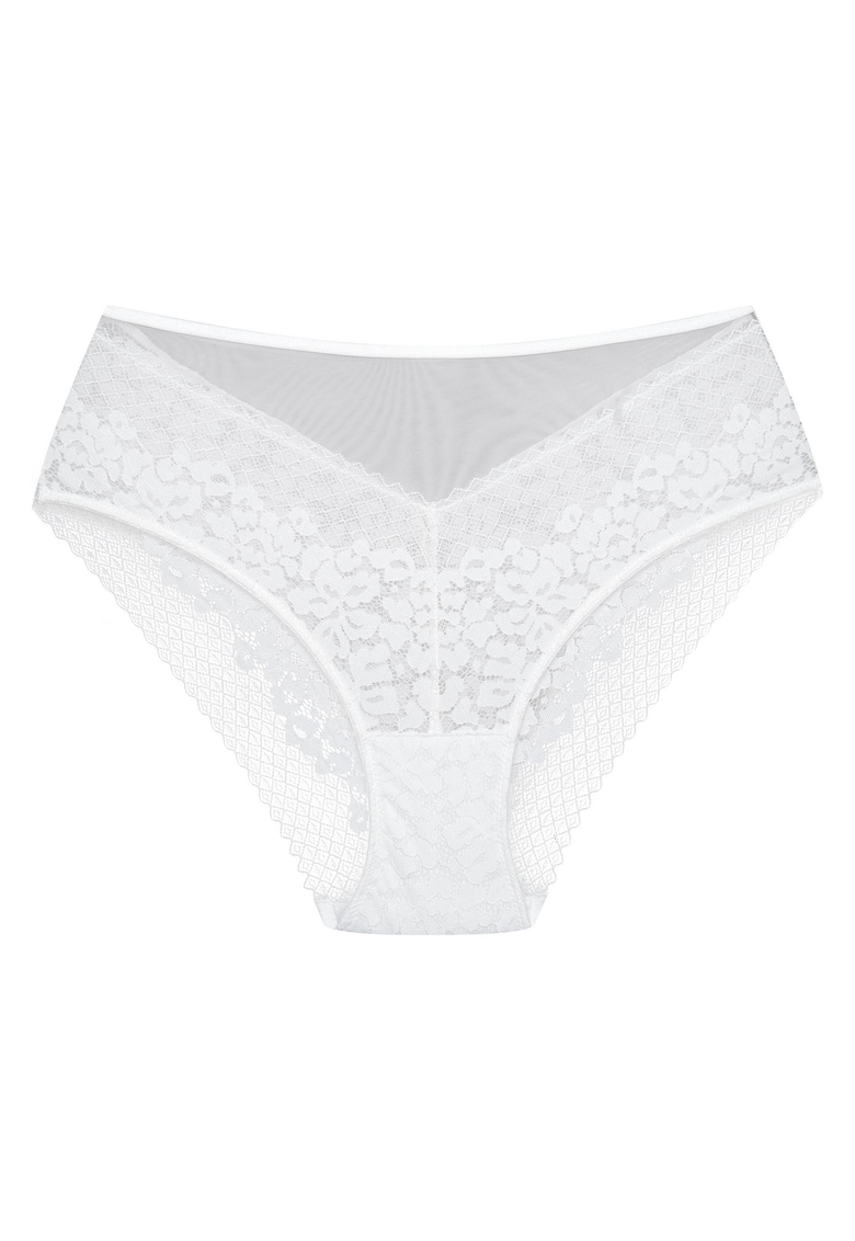 Chiloti cu talie inalta Nickita Alb