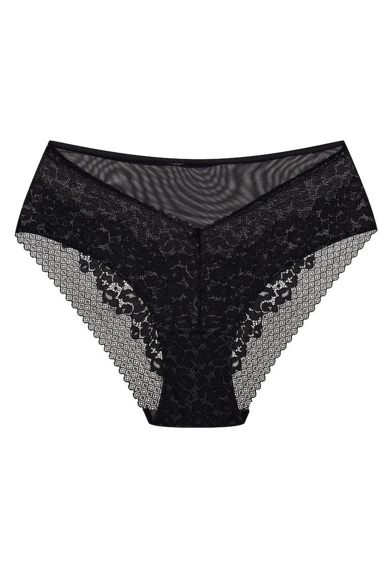 Chiloti cu talie inalta Nickita Negru