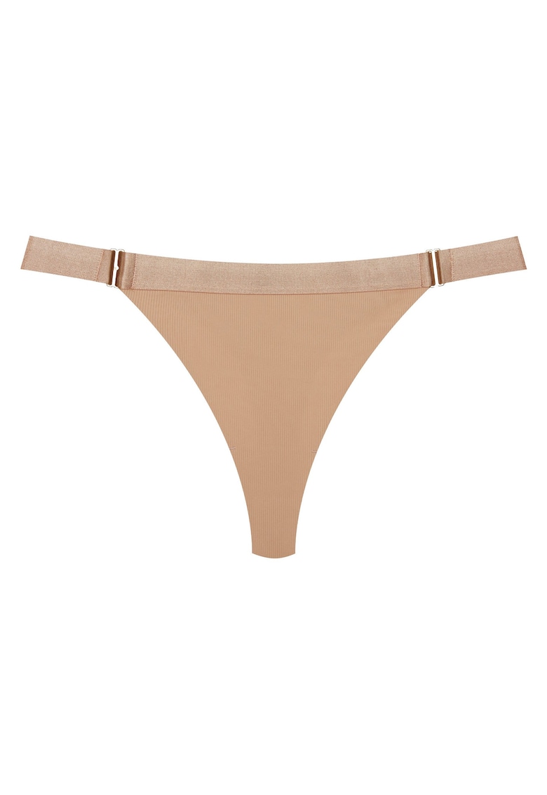 Chiloti dama - tanga - maro deschis Bianco Chiloti dama - tanga - maro deschis Bianco