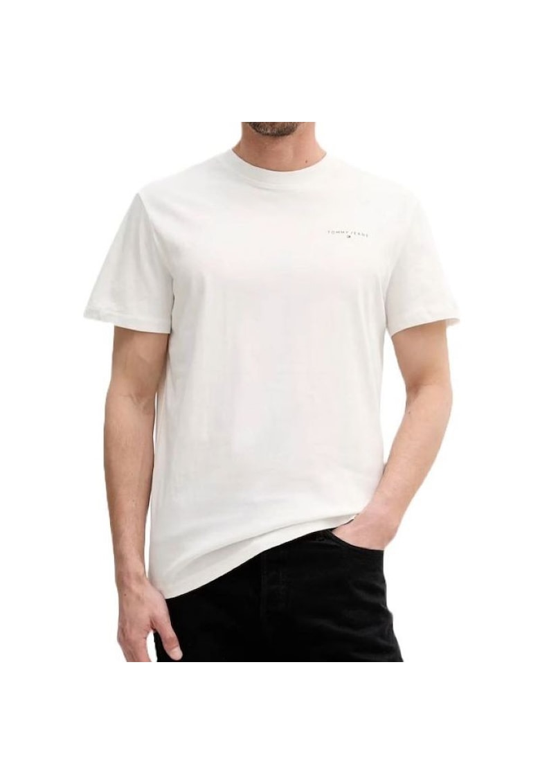 Tricou TJM SLIM LINEAR CHEST TEEEXT-DM0DM21780-YBL