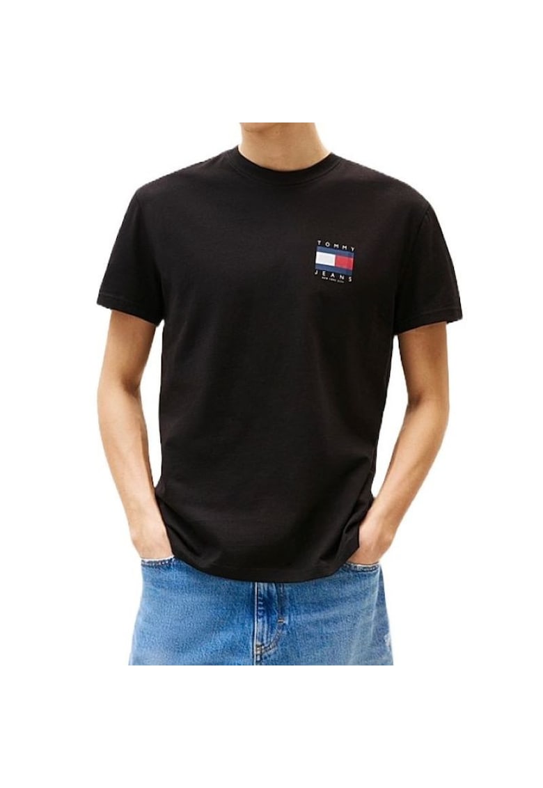 Tricou TJM REG FLAG GRAPH BCKPRNTT EXT-DM0DM21910-BDS