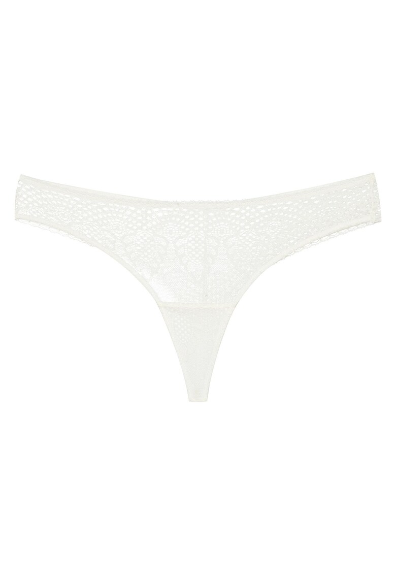 Chiloti dama tanaga Alb Crem Marvela